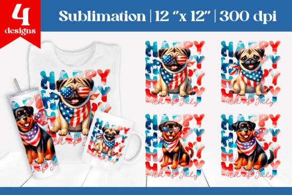 4th of July Dog Sublimation Coquette Guide