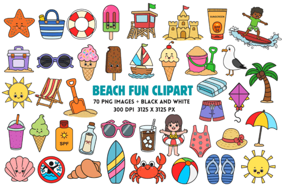Beach Fun Clipart Set for Kids: A Practical Guide for Creators and Educators