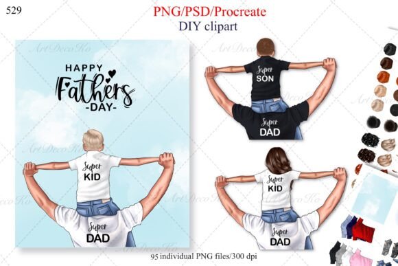 Evaluating Happy Father’s Day Clipart: A Dad and Son Digital Asset Kit