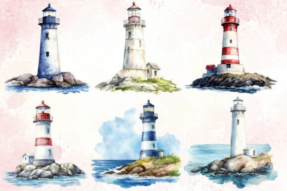 Evaluating Nautical Lighthouse Clipart PNG for Professional Design Projects