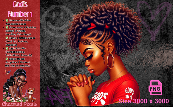 God's Number 1: A Deep Dive into Afrocentric Faith Art and Digital Design