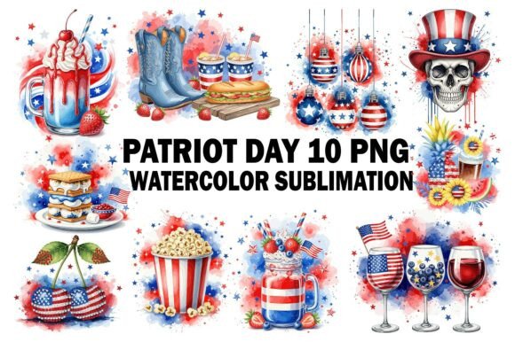 Strategic Branding with the Patriotic Foodie Sublimation PNG Pack