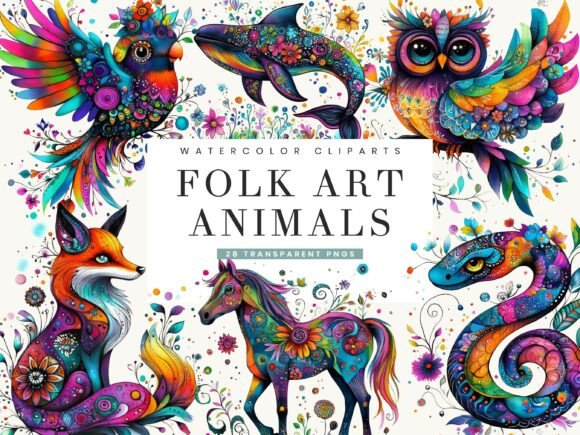 Watercolor Folk Art Animals Clipart: A Practical Guide to Quality and Usability